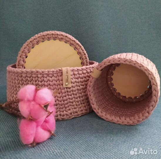 Круглая корзина для хранения