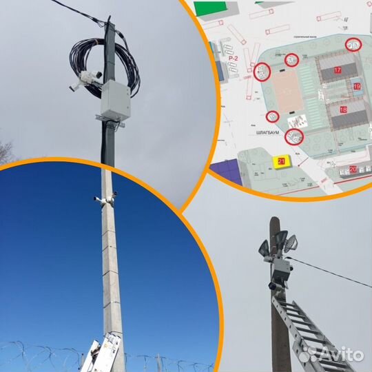 Установка видеокамер для видеонаблюдения