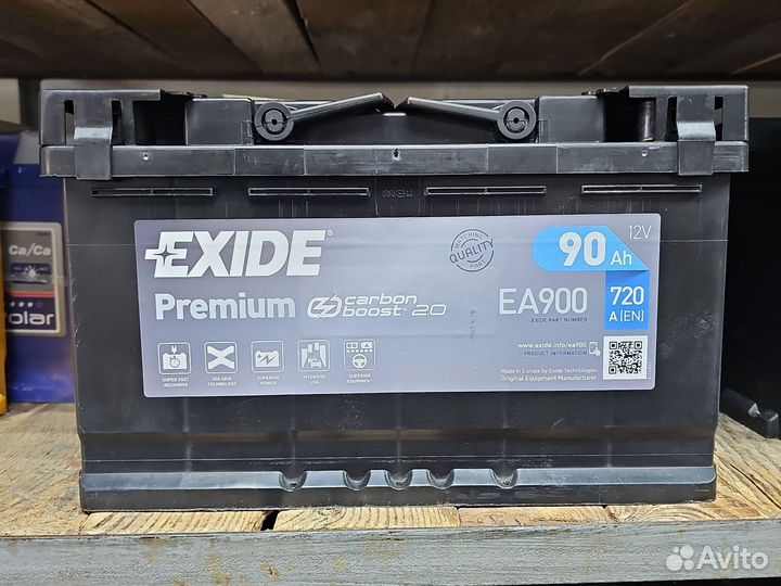 Аккумулятор 90ач Exide, Varta,Bosch