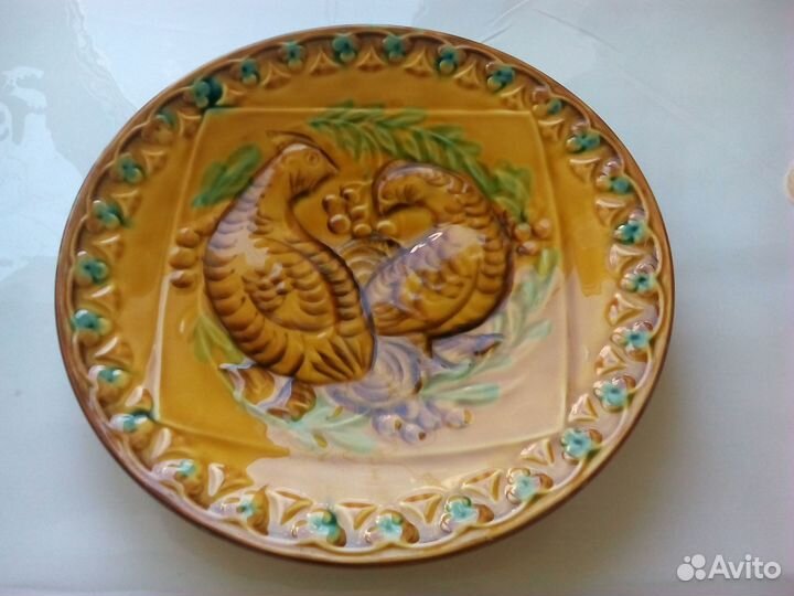 Советская настенная тарелка СССР