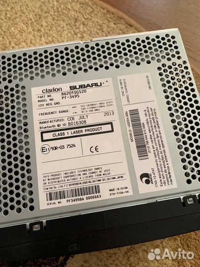 Магнитола subaru forester