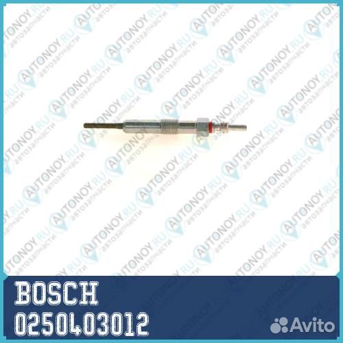 Свеча накаливания 0250403012 bosch 1шт