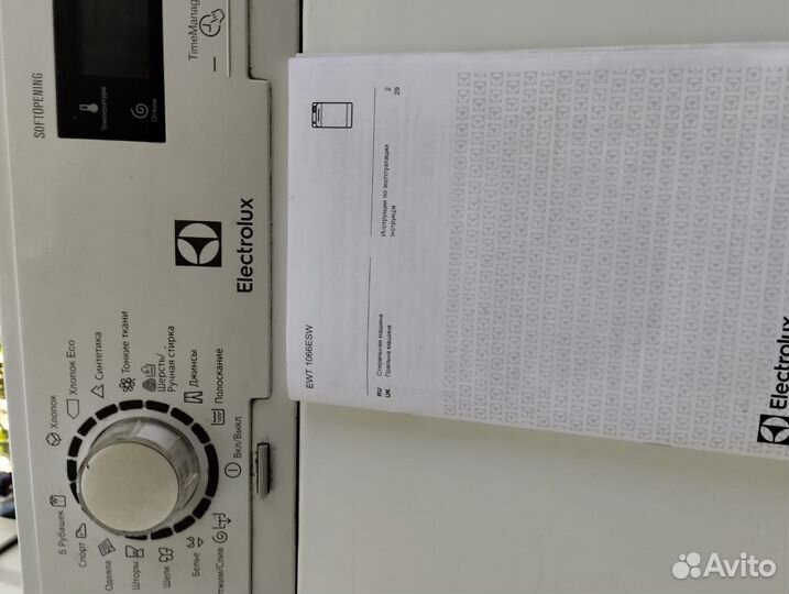 Стиральная машина Electrolux ewt1066esw