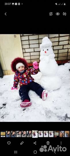 Зимний комбинезон для девочки