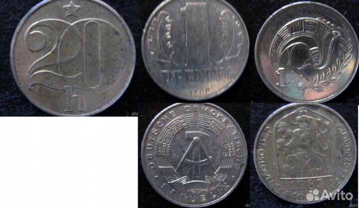 Монеты сов.периода,монеты и банкноты иностранные,д