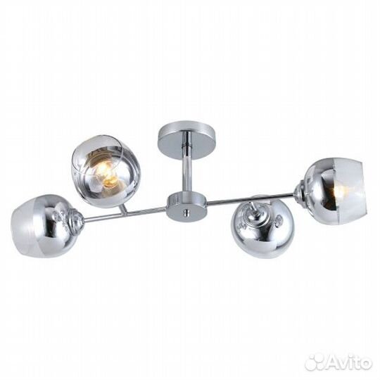Люстра потолочная schaffner Bruco 4x60Вт E27 стекл