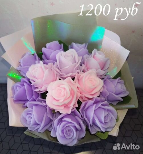 Букет цветов из мыла