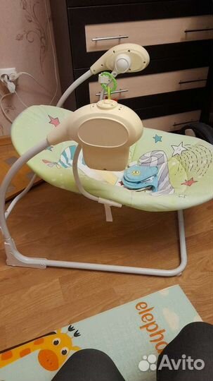 Детские качели шезлонг