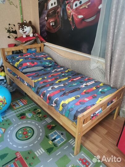 Детская кровать IKEA с матрасом
