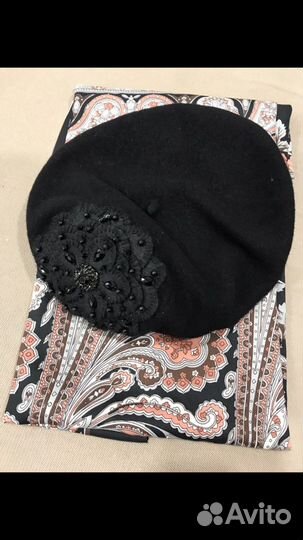 Берет tonak и шарф платок, шапка stimage