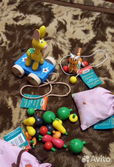 Игрушки деревянные Климовск новые