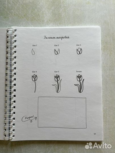 Пегги Дин, «Цветы и листья по линиям»