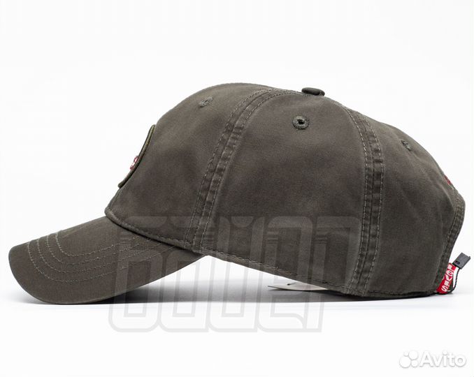 Кепка бейсболка Levis 1850 зелёная мягкая