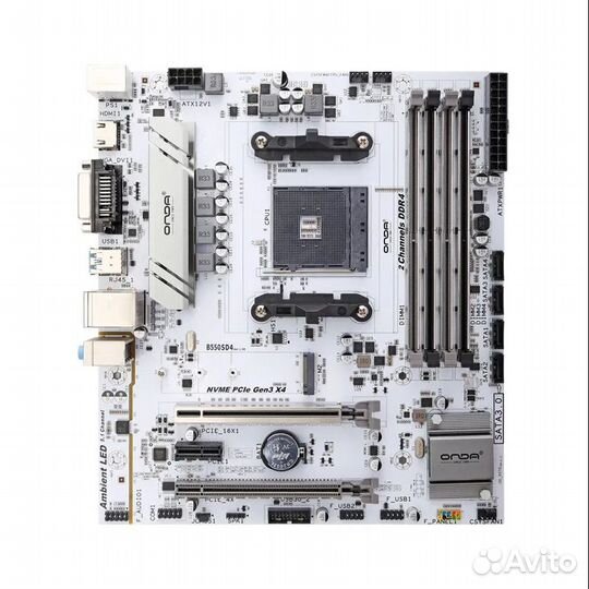 Комплект мать проц память B550 Ryzen5500