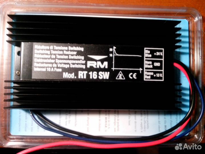 Преобразователь напряжения 24/12 вольт RM RT-16SW
