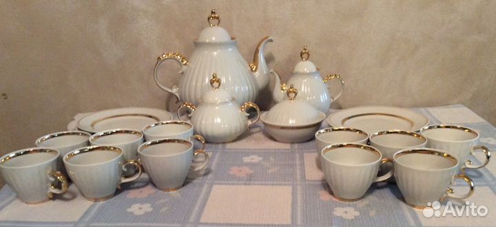 Чайный сервиз на 12 персон СССР 70-е годы