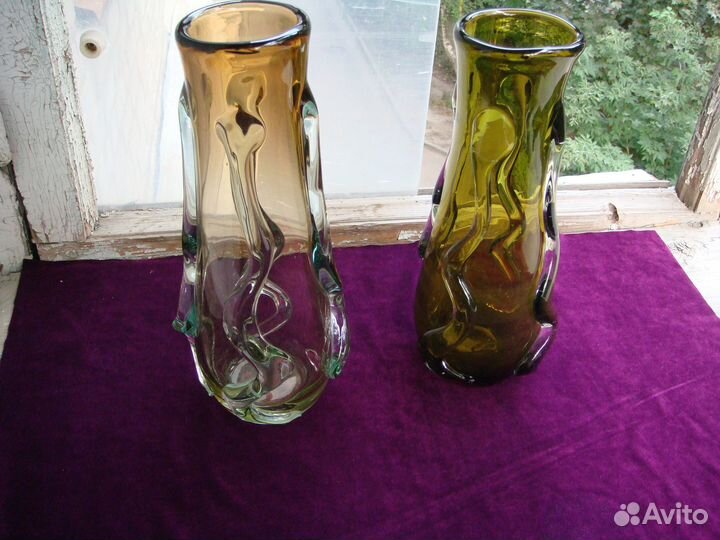 Ваза Чешский Горный Хрусталь Чехословакия СССР