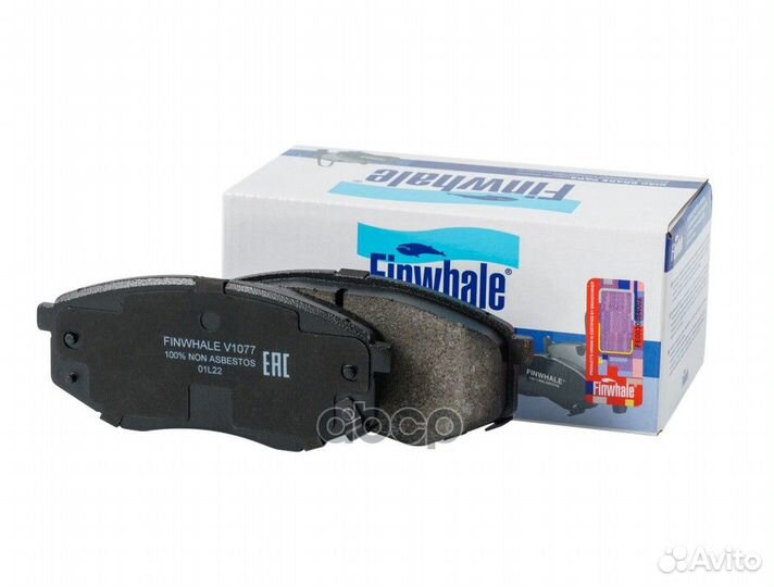 V1077 Колодки тормозные KIA soul 14/hyndai i20