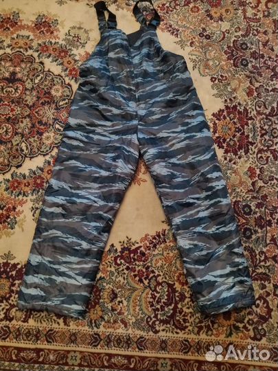 Зимний полукомбинезон мужской