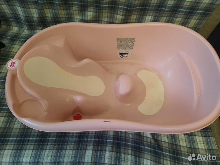 Ванночка для купания с термометром