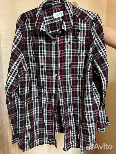 Рубашка в клетку женская 50 52
