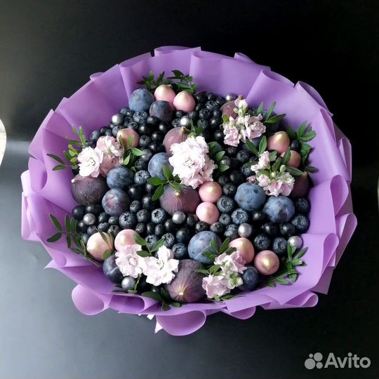 Букет ягодный с клубникой в шоколаде