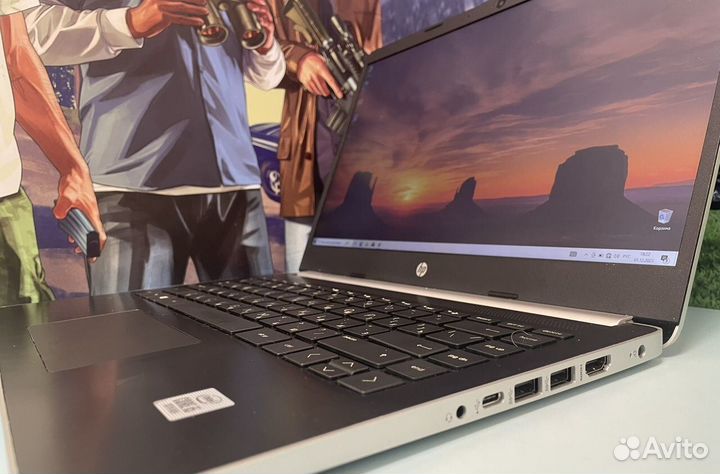 Мощный Бизнес-Ноутбук HP i5-1035G1/8gb/Full-HD IPS