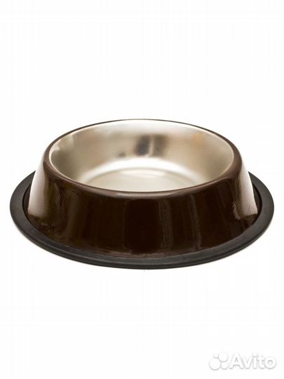 Миска коричневая металл 0,15л