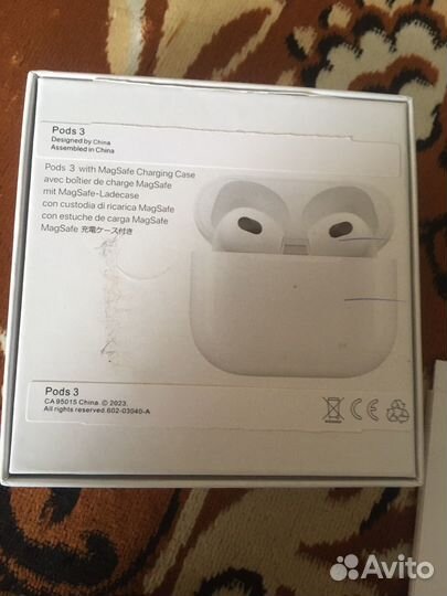 Наушники apple airpods3