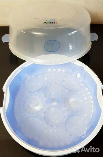 Стерилизатор avent для свч с ручным молокоотсосом