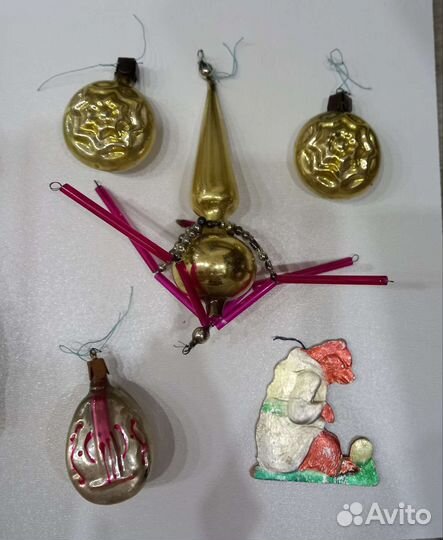 Елочные игрушки СССР