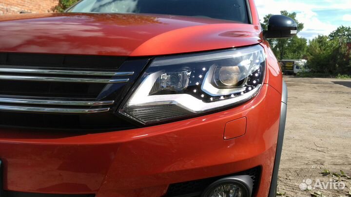 VW Tiguan 11-16 Фары Led Standlicht черные