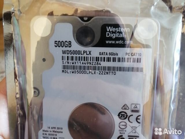 Жесткий диск WD Western Digital WD5000lplx