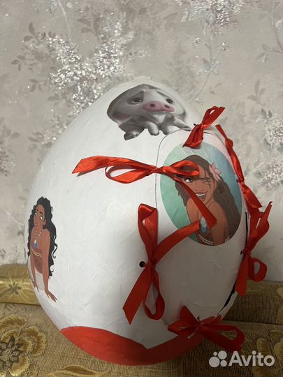 Подарочна коробка Киндер сюрприз яйцо большое