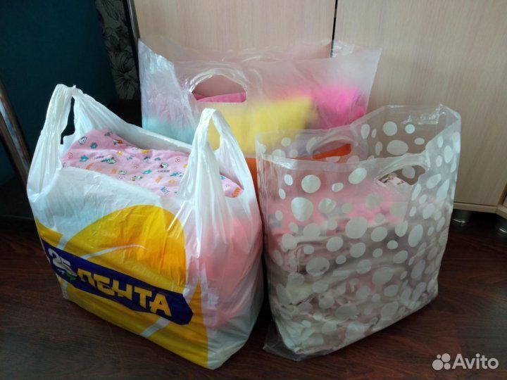 Детские вещи пакетом на девочку 56-74