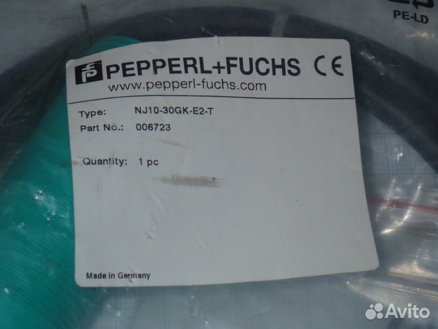 Индуктивный датчик pepperl+fuchs NJ10-30GK-E2-T