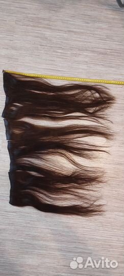 Волосы на заколках