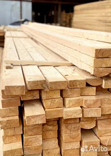 Доска обрезная пиломатериалы 50х100