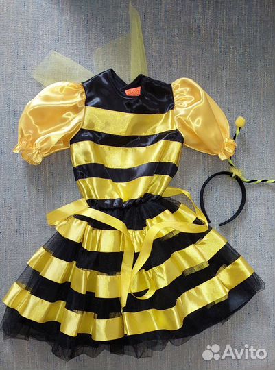 Платье пчелки для девочки