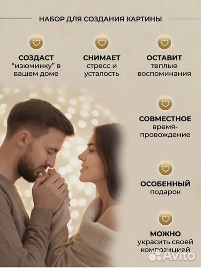 Подарок отпечаток рук на холсте