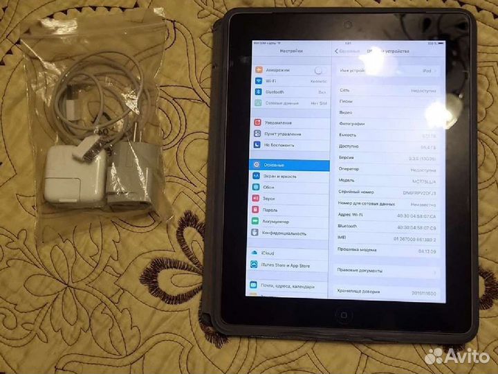 Apple iPad 2 wi-fi+ cellular А1396