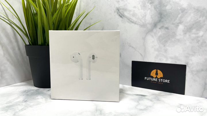 Airpods 2 (гарантия+бесплатная доставка)