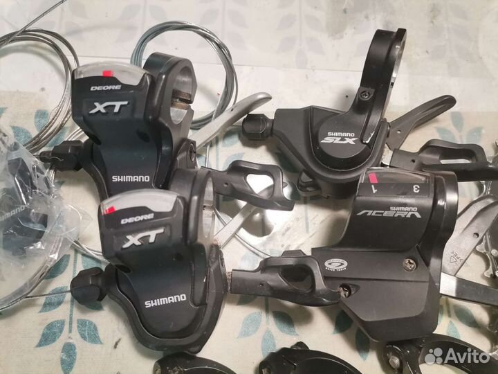 Кассета и переключатель Shimano XT/SLX