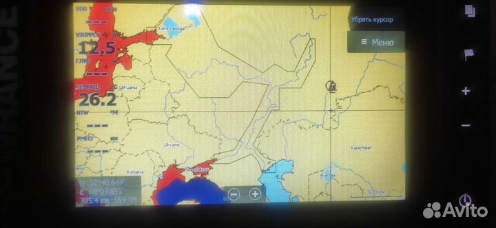 Карта глубин для Lowrance C-MAP Y050
