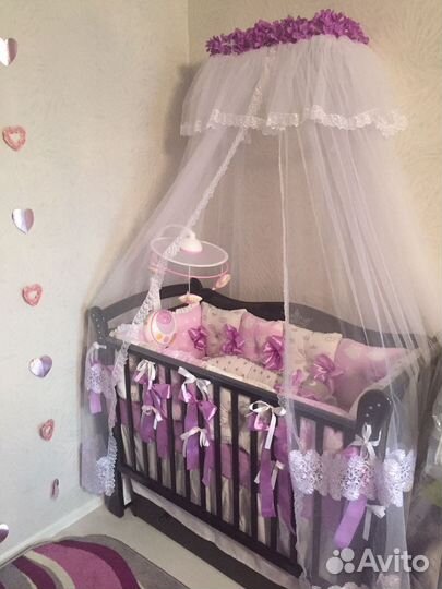 Детская кроватка Baby-Luce Лучик шоколад