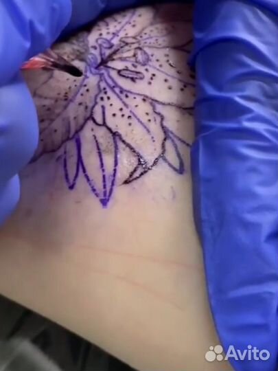 Мини тату и тату для девушек