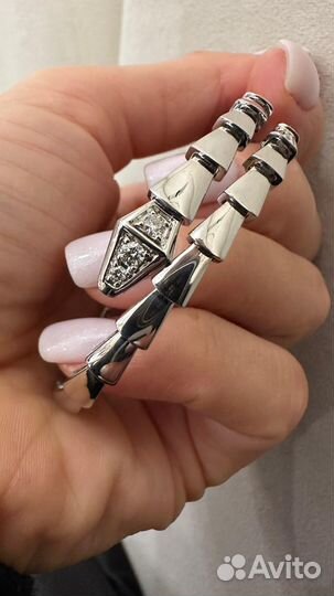 Золотой браслет булгари бриллианты