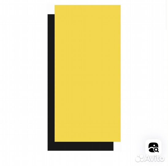 Фон двусторонний черный желтый 150х300