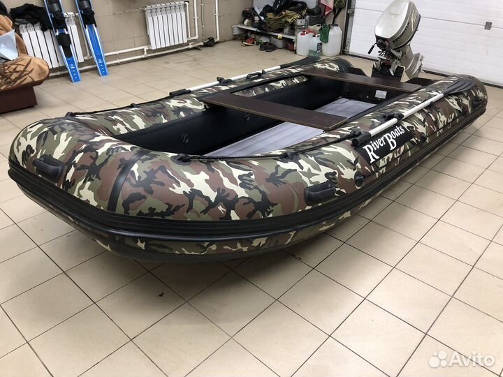 Лодка пвх River Boats 370 и мотор Honda 8
