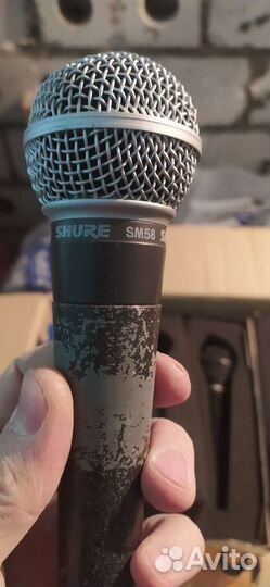 Микрофон Shure,behringer